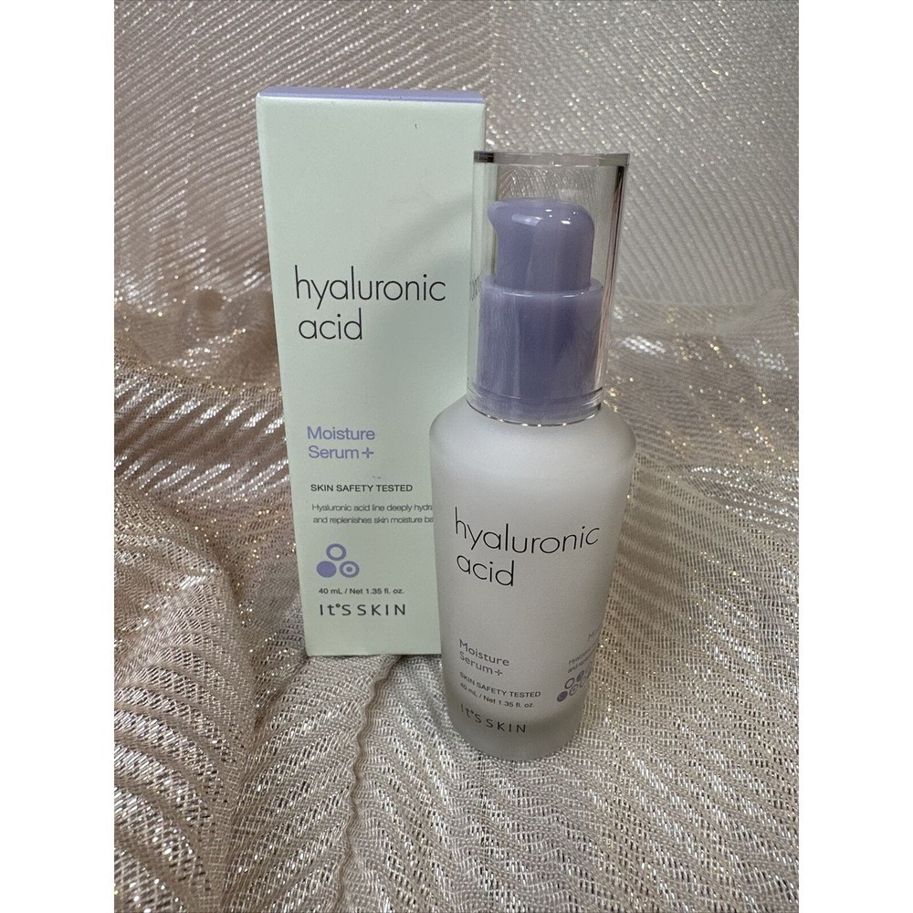 It's Skin Hyaluronic Acid Moisture Serum + 1.35 Fl. Oz. - NIB - Exp 08/2026